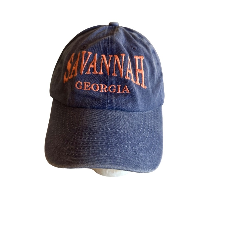 Savana‎ Georgia Blue Pink Strapback Hat Cap Adjustable